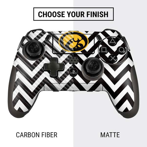University of Iowa Hawkeyes Chevron Print PlayStation Scuf Vantage 2 Controller Skin